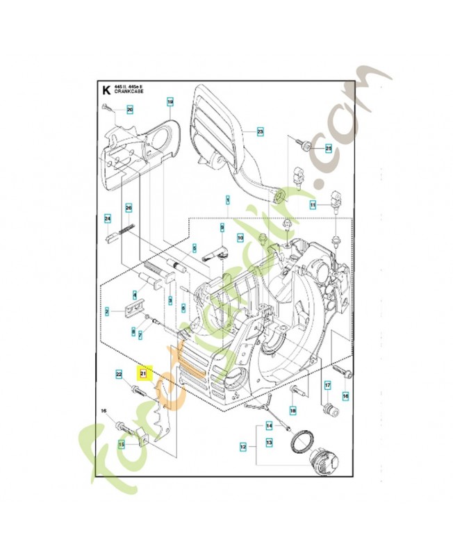 Griffe 503905901. Pièce de rechange Husqvarna