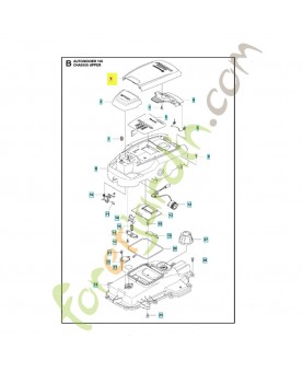 carter 588797603. Pièce de rechange Husqvarna