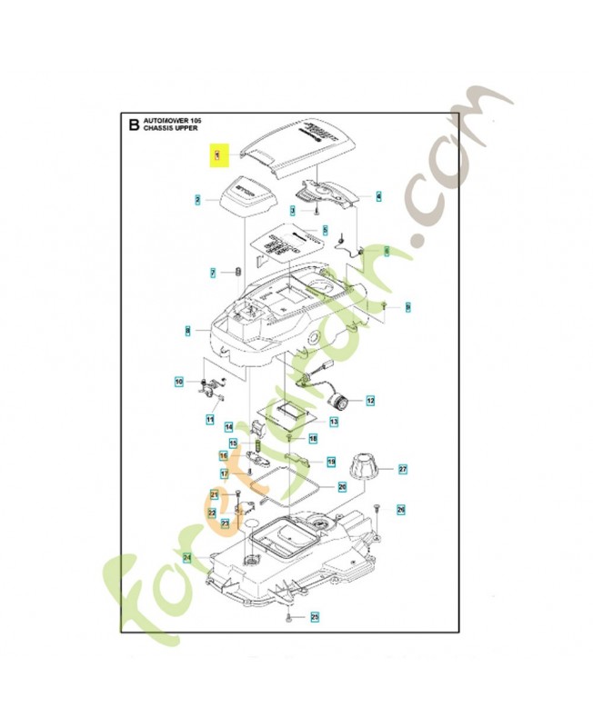 carter 588797603. Pièce de rechange Husqvarna