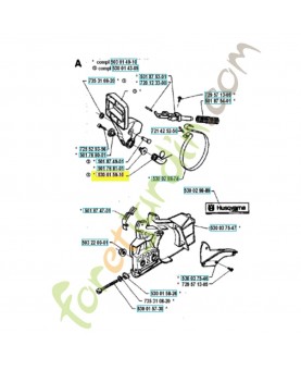 Ressort 530015910. Pièce de rechange Husqvarna