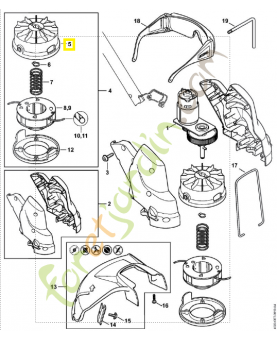 Boitier de bobine 4008-710-3600. Pièce de rechange Sithl