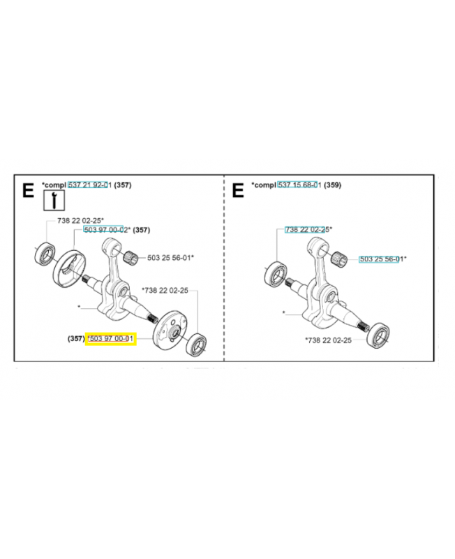 Disque de pression 503970001. Pièce de rechange Husqvarna