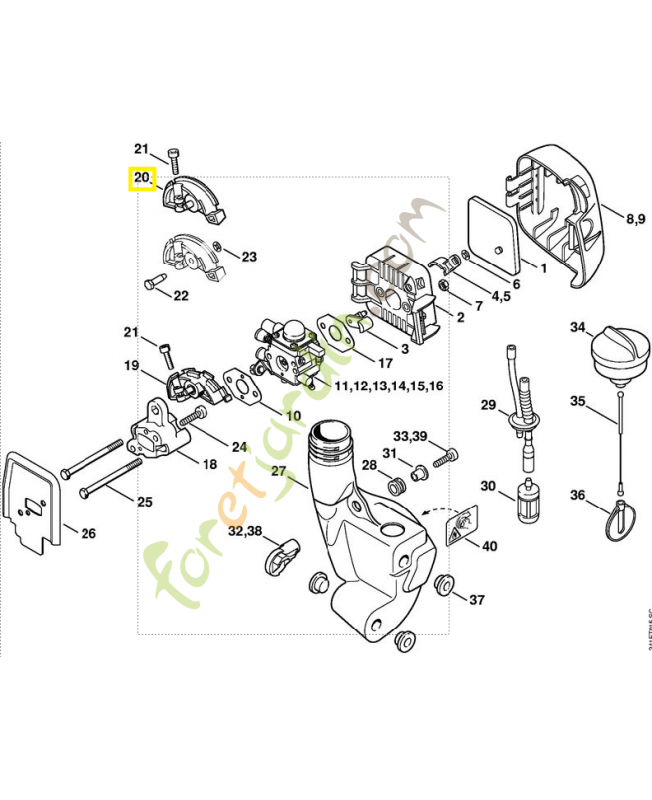 Pièce de serrage 4140-182-7602. Pièce de rechange Sithl