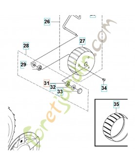 Roulement roue avant