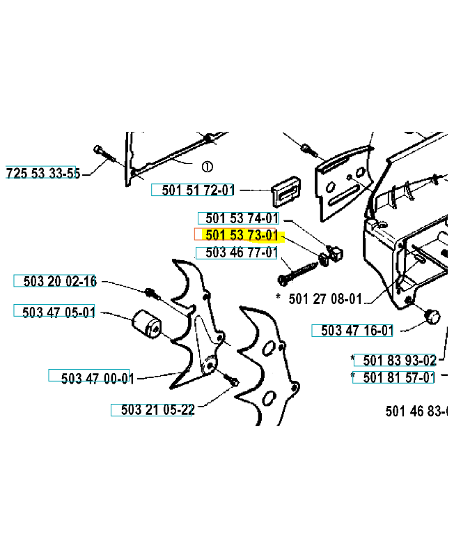 Frein 501537301 husqvarna