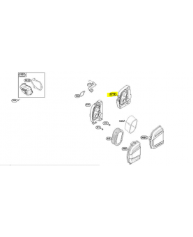 594574 base filtre a air