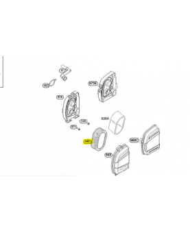 593260 element de filtre a air