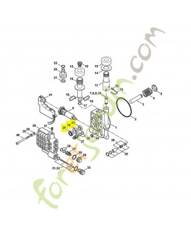 Jeu joints pour 3 pistons
