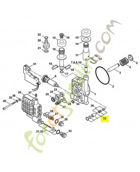 Soupape anti retour 4765-510-0200. Pièce détachée Stihl / Vicking