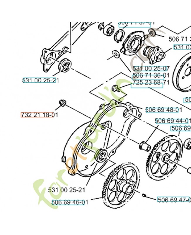 Ecrou référence 732211801