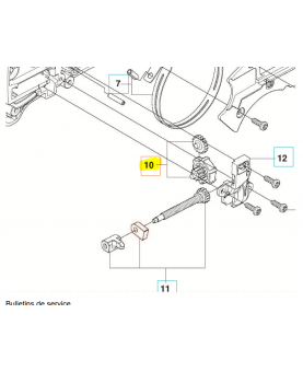 Kit tool-less gears