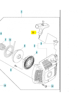 Poignee de lanceur référence 537232501