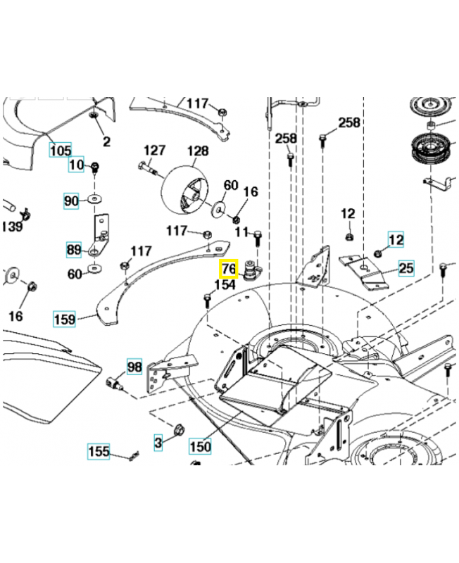 embout 583544301. Pièce de rechange Husqvarna