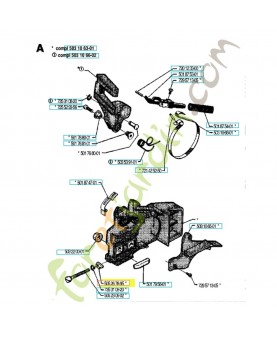 Cliquet d'entrainement 505267895. Pièce de rechange Husqvarna