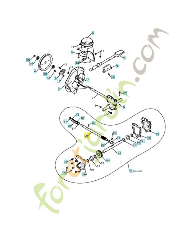Arbre 532427147. Pièce de rechange Husqvarna Arbre 532427147. Pièce de rechange Husqvarna