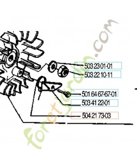 Ressort 504217303. Pièce de rechange Husqvarna