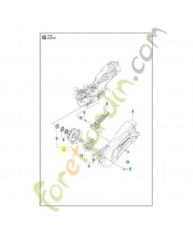 Poulie d'entrainement référence 590805901