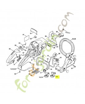 Douille 1123-123-7504. Pièce de rechange Sithl / Vicking