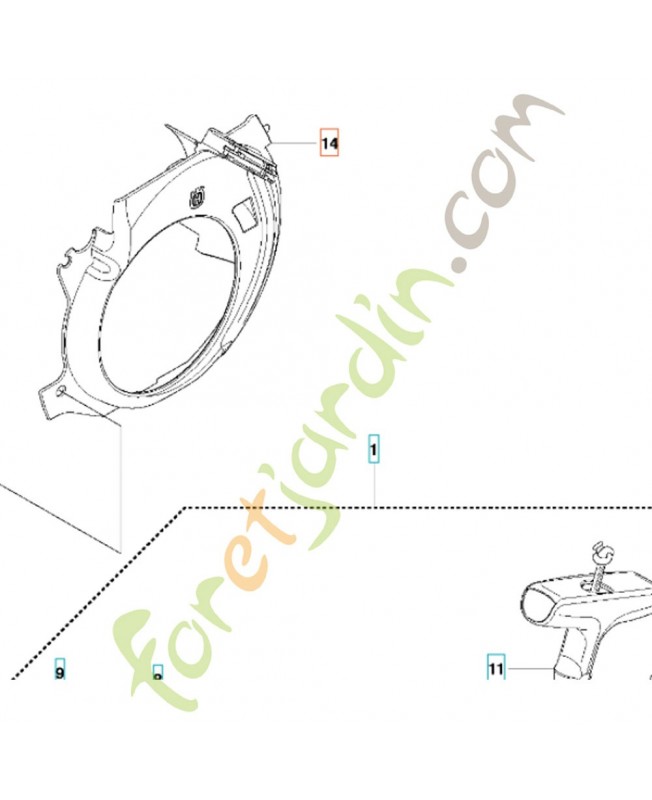 Déflecteur d'air référence 544197102