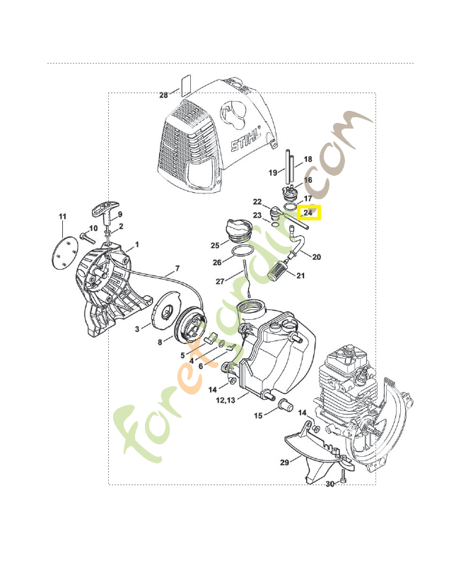 Tuyau d'impulsion 4119-141-8600. Pièce de rechange Sithl / Vicking Tuyau d'impulsion 4119-141-8600. Pièce de rechange Sithl / Vicking