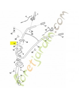 Vis tete plate m8x35