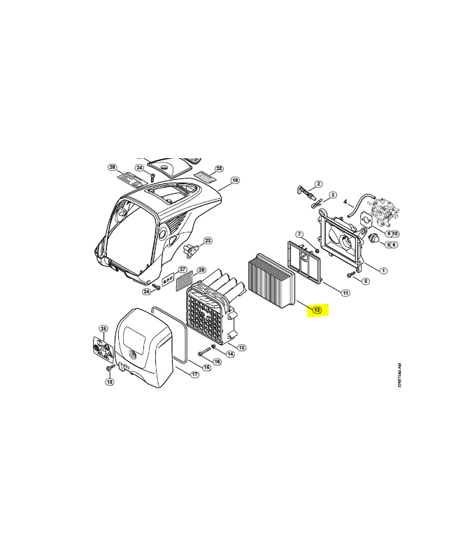 Filtre a air référence 4224-141-0300