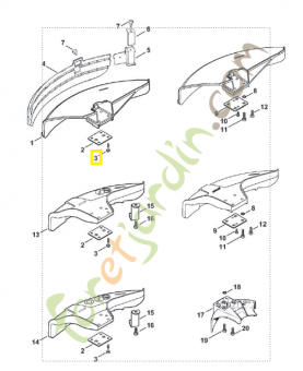 Vis cylindrique is-m 5x23 9022-373-1025. Pièce de rechange Sithl / Vicking