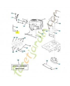 Ecrou 873610600. Pièce détachée Husqvarna