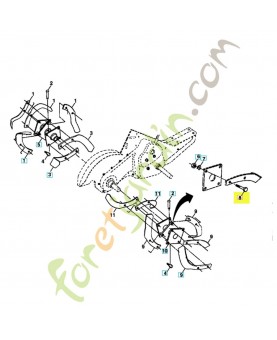 boulon 874610616. Pièce de rechange Husqvarna