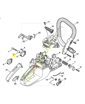Douille 1135-791-7200. Pièce détachée Stihl