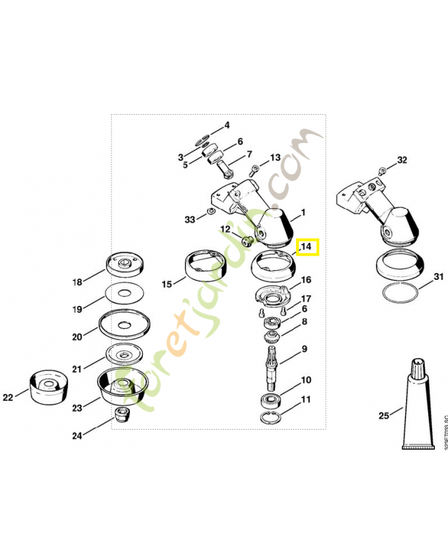 Anneau de protection 4119-717-2806. Pièce de rechange Sithl  Anneau de protection 4119-717-2806. Pièce de rechange Sithl