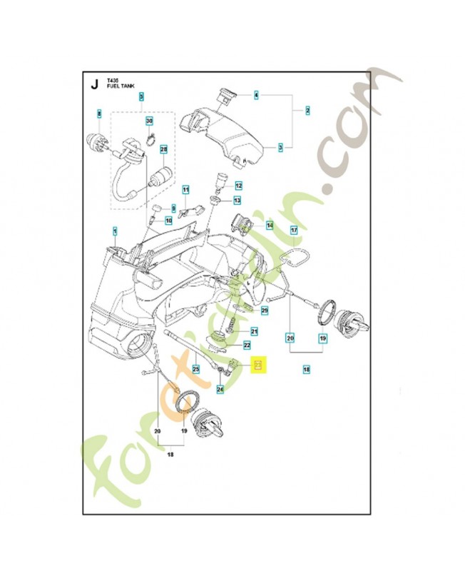 tube 522647802. Pièce détachée Husqvarna