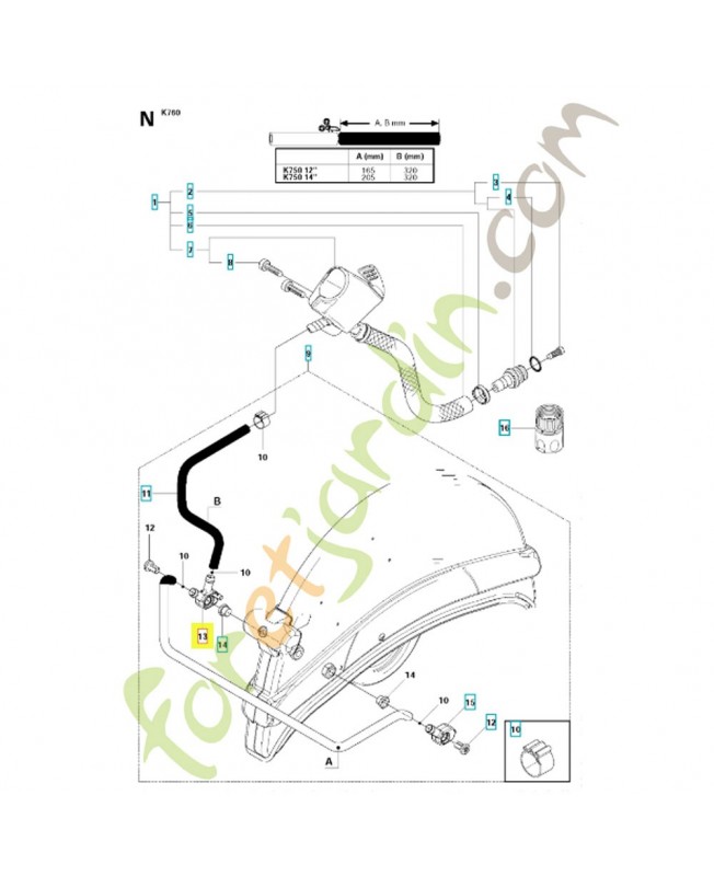Carter 504634401. Pièce détachée Husqvarna