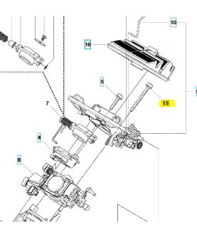 Vis 503210750. Pièce de rechange Husqvarna