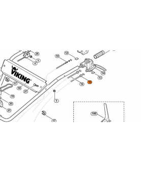 Cable marche avant stihl ref. 6228-710-9912