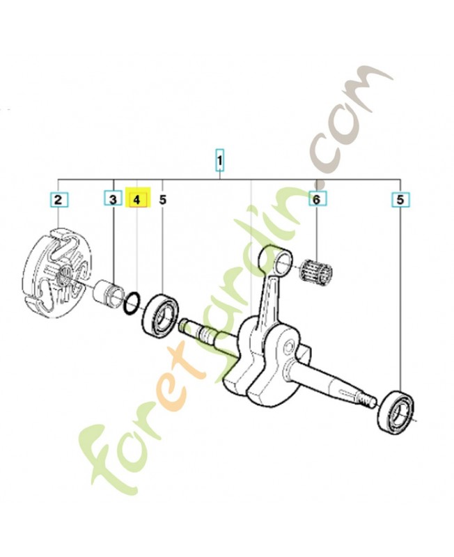 Joint torique 503263019. Pièce de rechange Husqvarna
