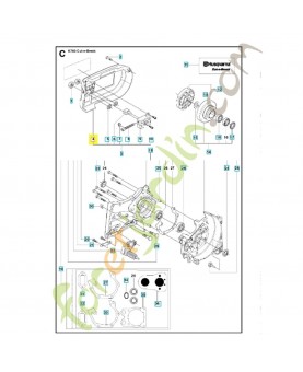carter d'embrayage 525623901. Pièce détachée Husqvarna