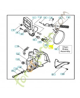 Bande de frein 545137401 husqvarna- Pièce de détachée Husqvarna 545137401