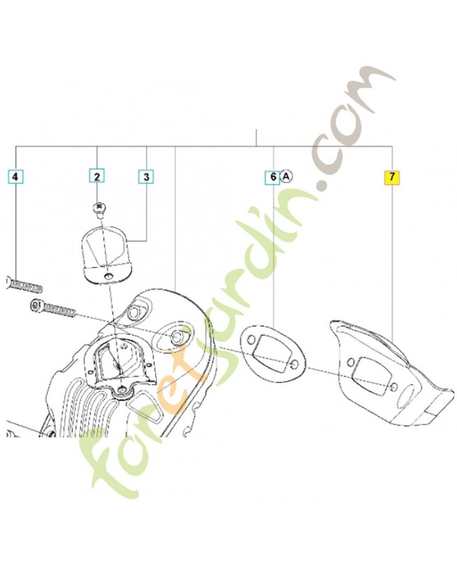 DÉFLECTEUR DE CHALEUR référence 585178701