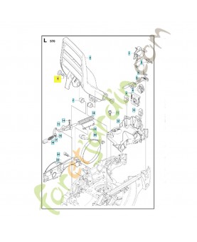 Vis 537209001. Pièce de rechange Husqvarna