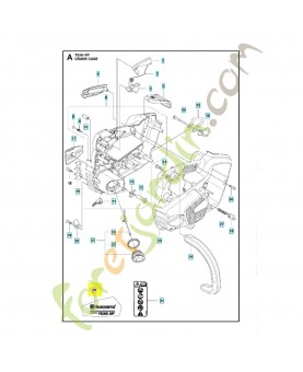 Autocollant 578229002. Pièce détachée Husqvarna