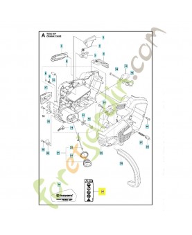 Autocollant 577844301. Pièce de rechange Husqvarna