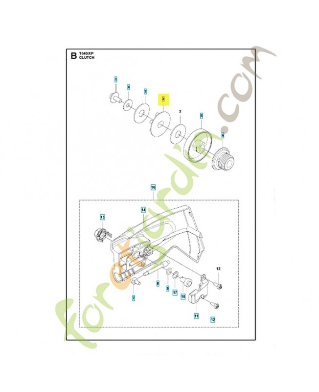 pignon etoile 594035201- Pièce détachée Husqvarna pignon etoile 594035201- Pièce détachée Husqvarna