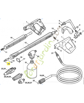 Joint torique 9645-948-3046. Pièce de rechange Sithl / Vicking