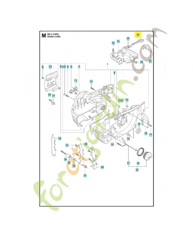 Starter 515982201. Pièce de rechange Husqvarna 