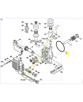 Joint torique 85 x 2,62 9645-945-8627. Pièce de rechange Sithl / Vicking