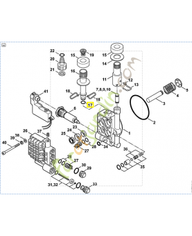 Joint torique 11,5x1,9 9645-945-3100. Pièce de rechange Sithl / Vicking