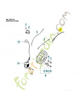 Cable 501081701. Pièce de rechange Husqvarna
