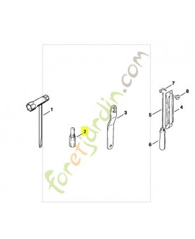 Vis d’arrêt 1107-191-1201. Pièce détachée Stihl / Vicking