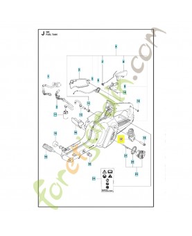 Antivibration 593255601. Pièce détachée Husqvarna
